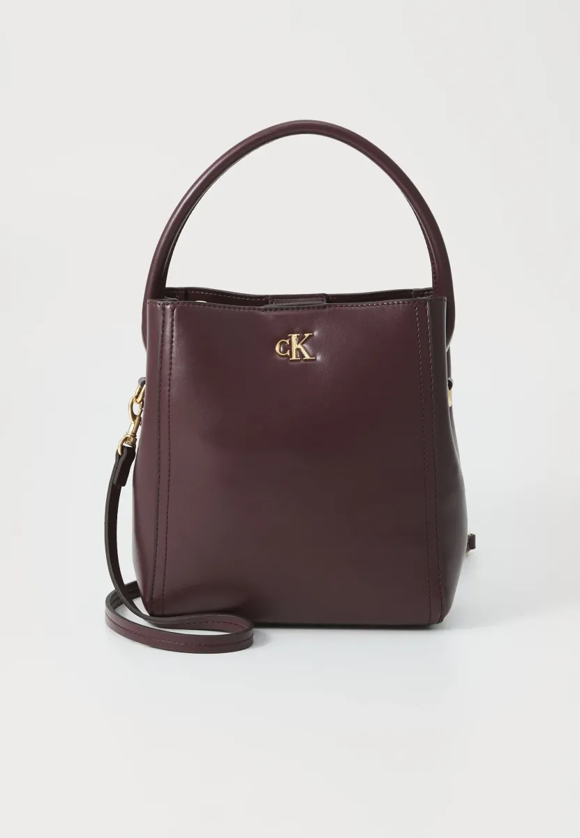 HARDWARE MONOGRAM - Handtasche - fudge