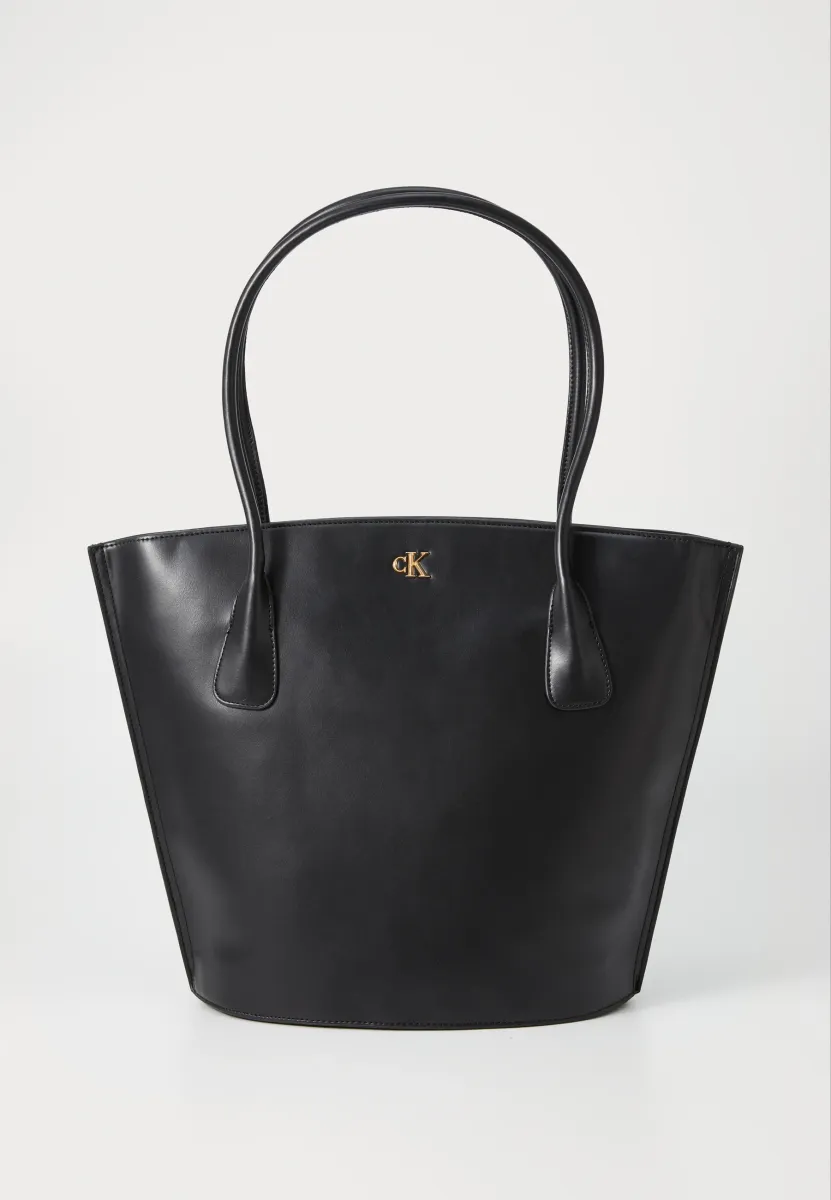 HARDWARE MONOGRAM - Shopping Bag - black