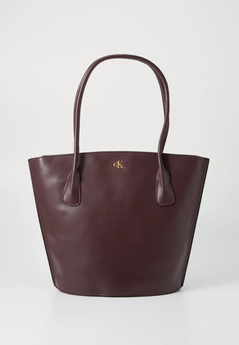 HARDWARE MONOGRAM - Shopping Bag - fudge
