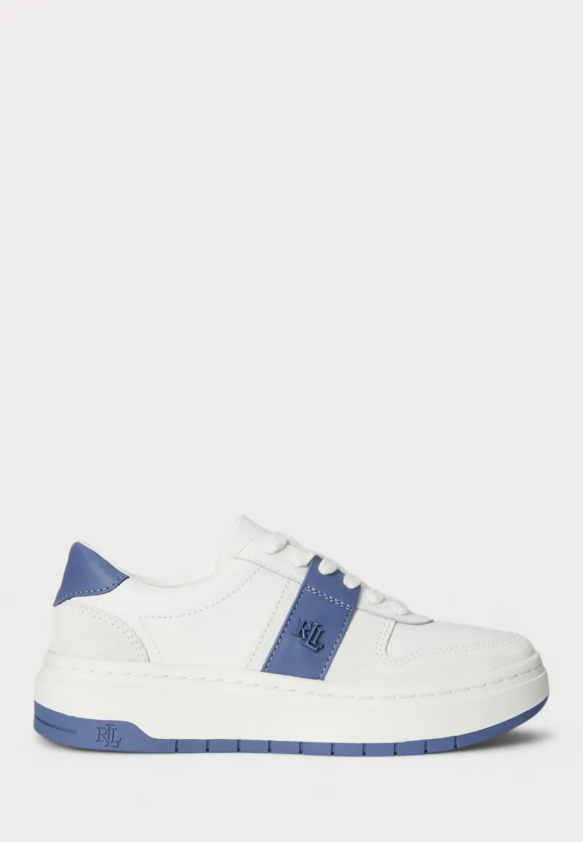 HARLIE SNEAKERS LOW TOP LACE - Sneaker low - snow wht/bianco/capri blue