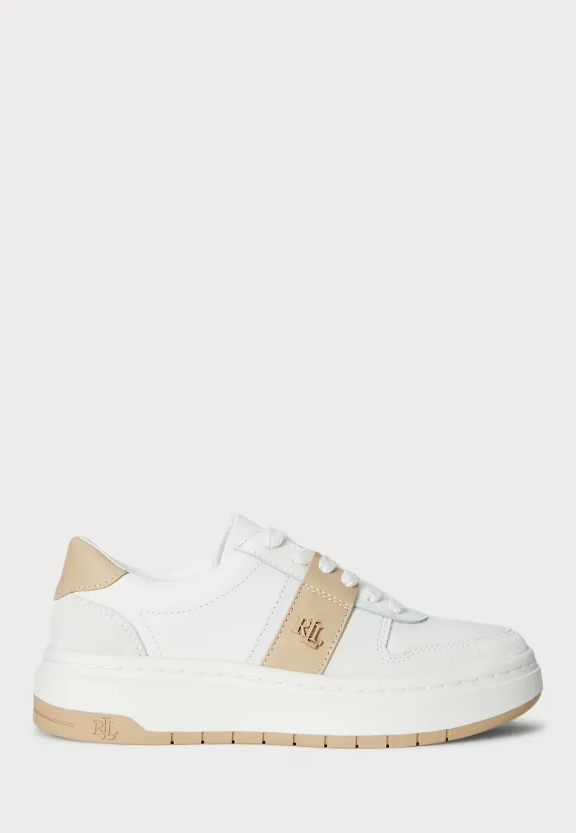 HARLIE SNEAKERS LOW TOP LACE - Sneaker low - snw wht/bianco/sand dune