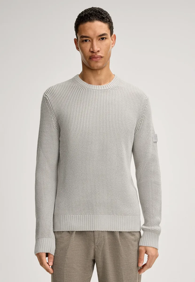 HARONO - Strickpullover - hellgrau