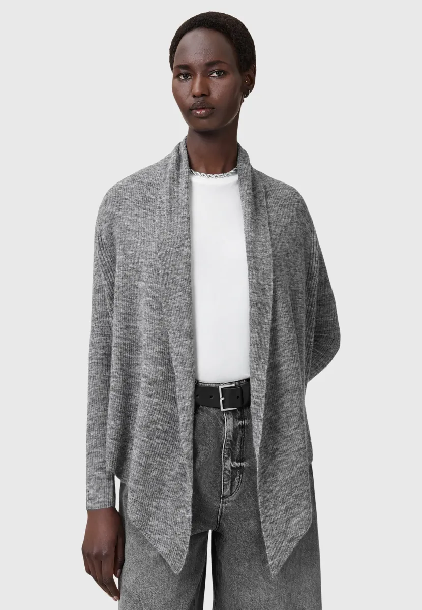 HARPER CARDIGAN - Strickjacke - pale grey