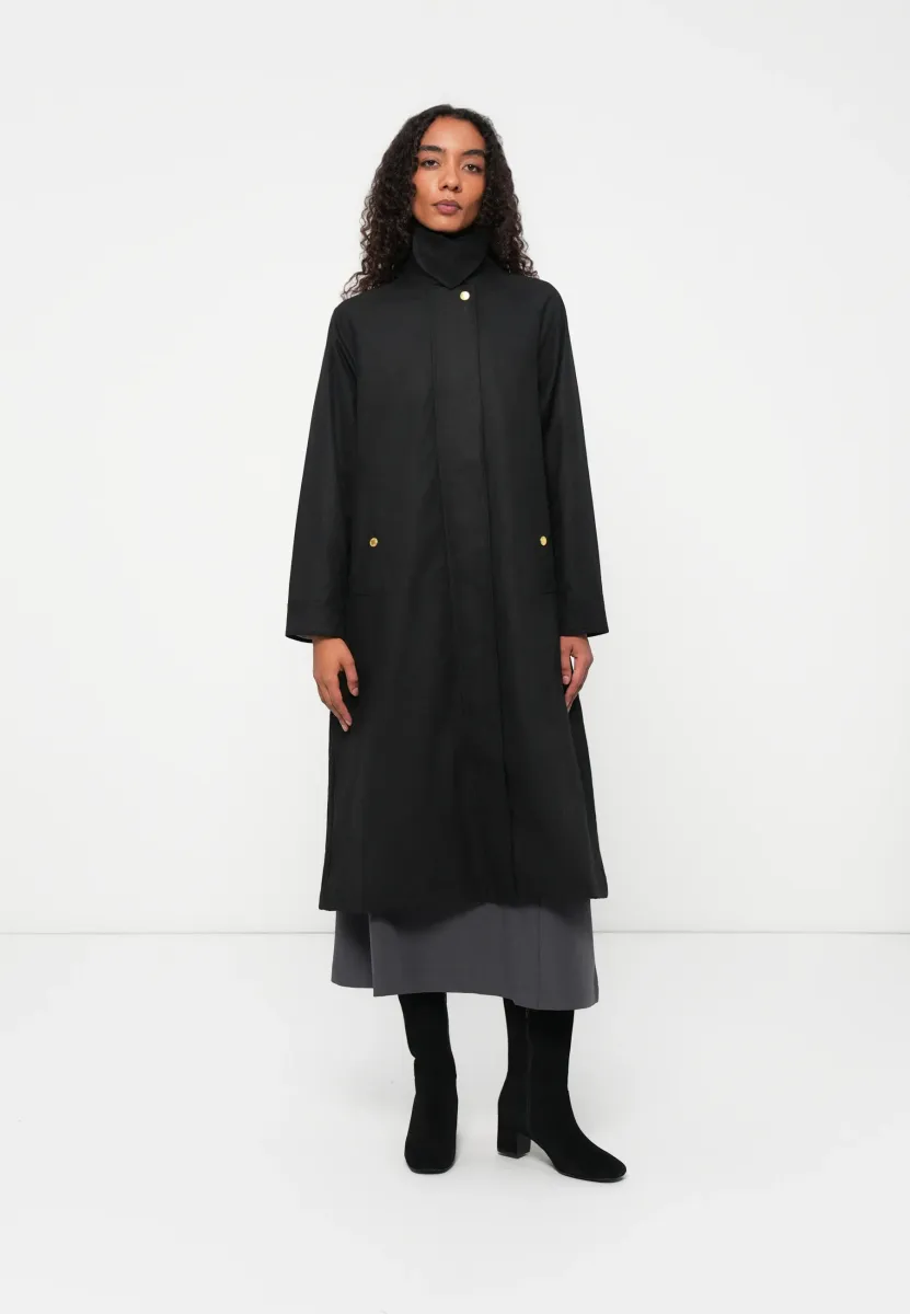 HARROW - Klassischer Mantel - black