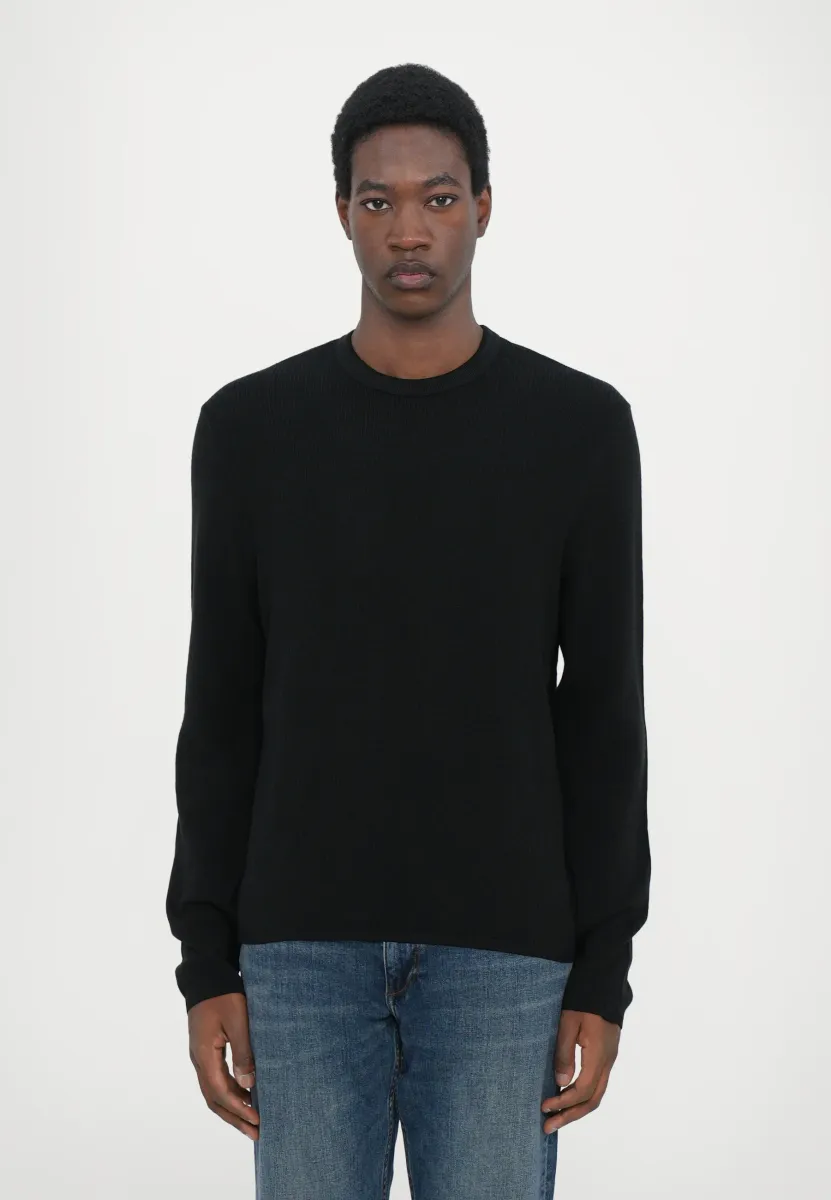 HARVEY CREW - Strickpullover - black