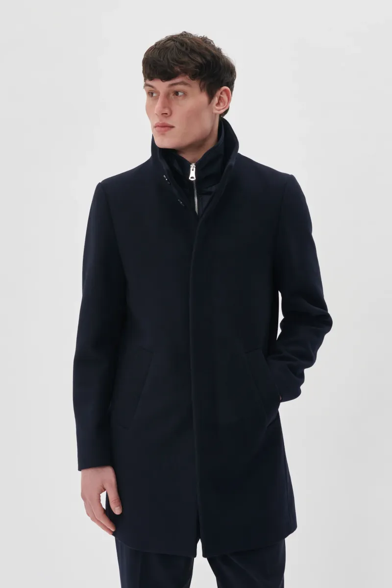 HARVEY  - Kurzmantel - dark navy