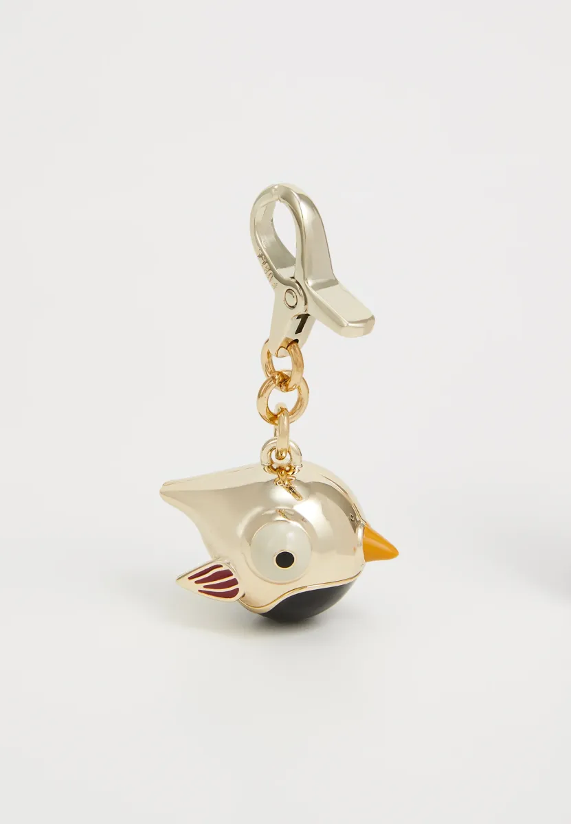 HASHTAG 3D WOODPICKER CHARM - Schlüsselanhänger - gold-cololoured