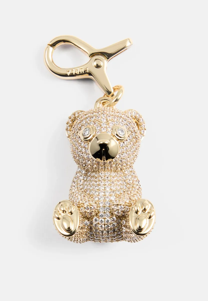 HASHTAG BEAR CHARM - Schlüsselanhänger - gold-coloured
