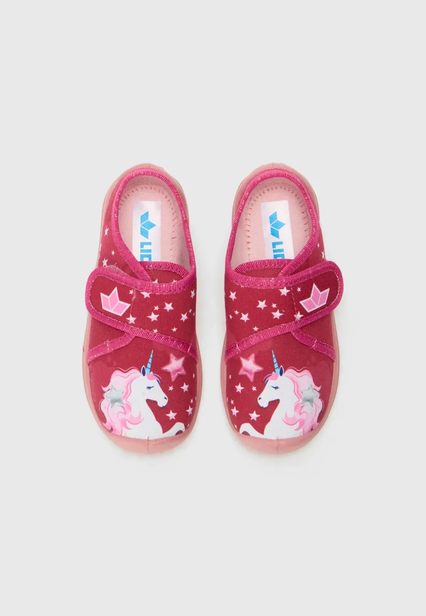 HAUSSCHUH 3 - Hausschuh - pink/white/rose