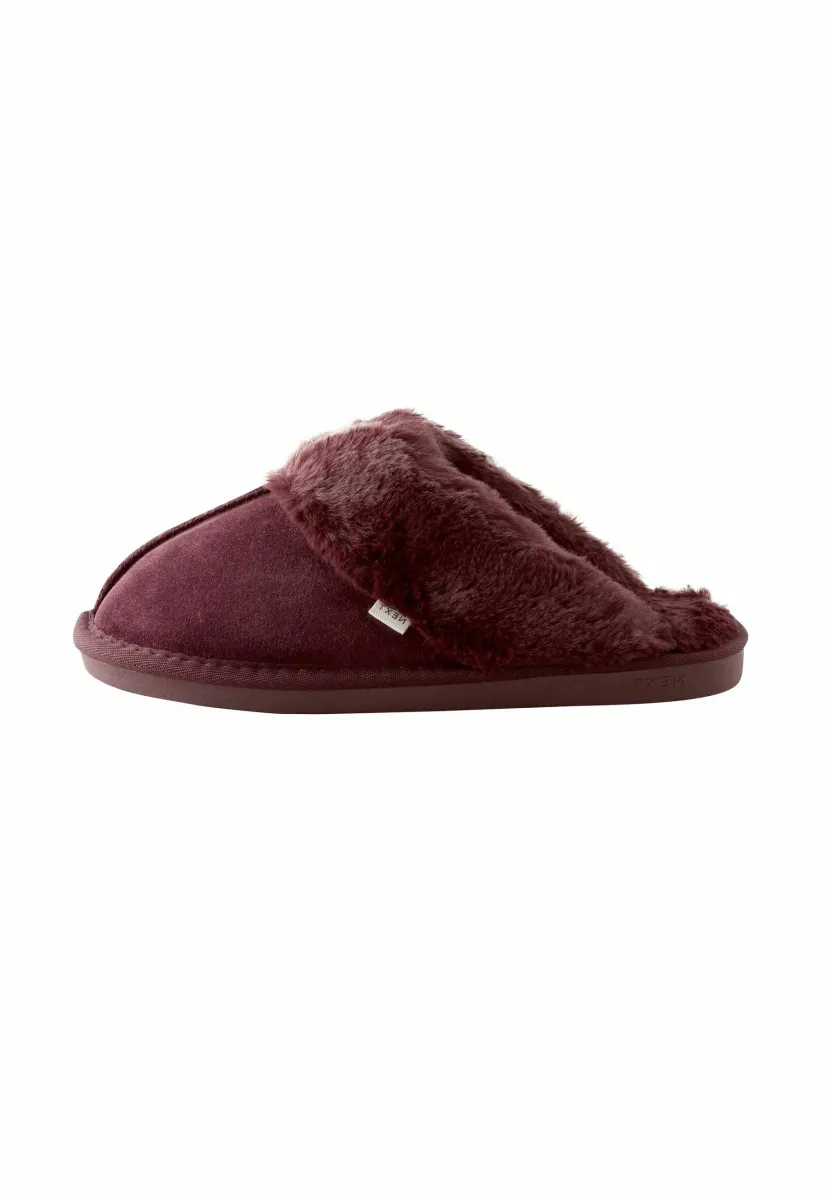 Hausschuh - berry red