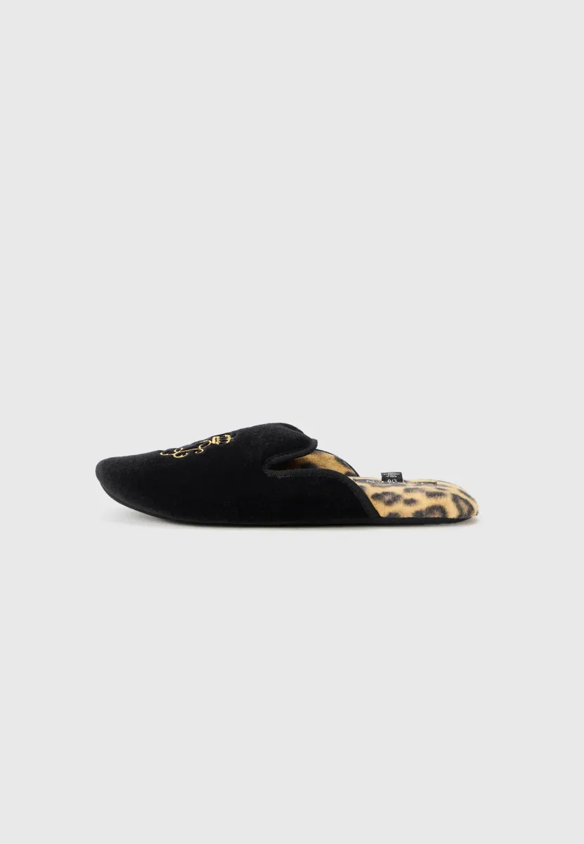 Hausschuh - black/multi-coloured