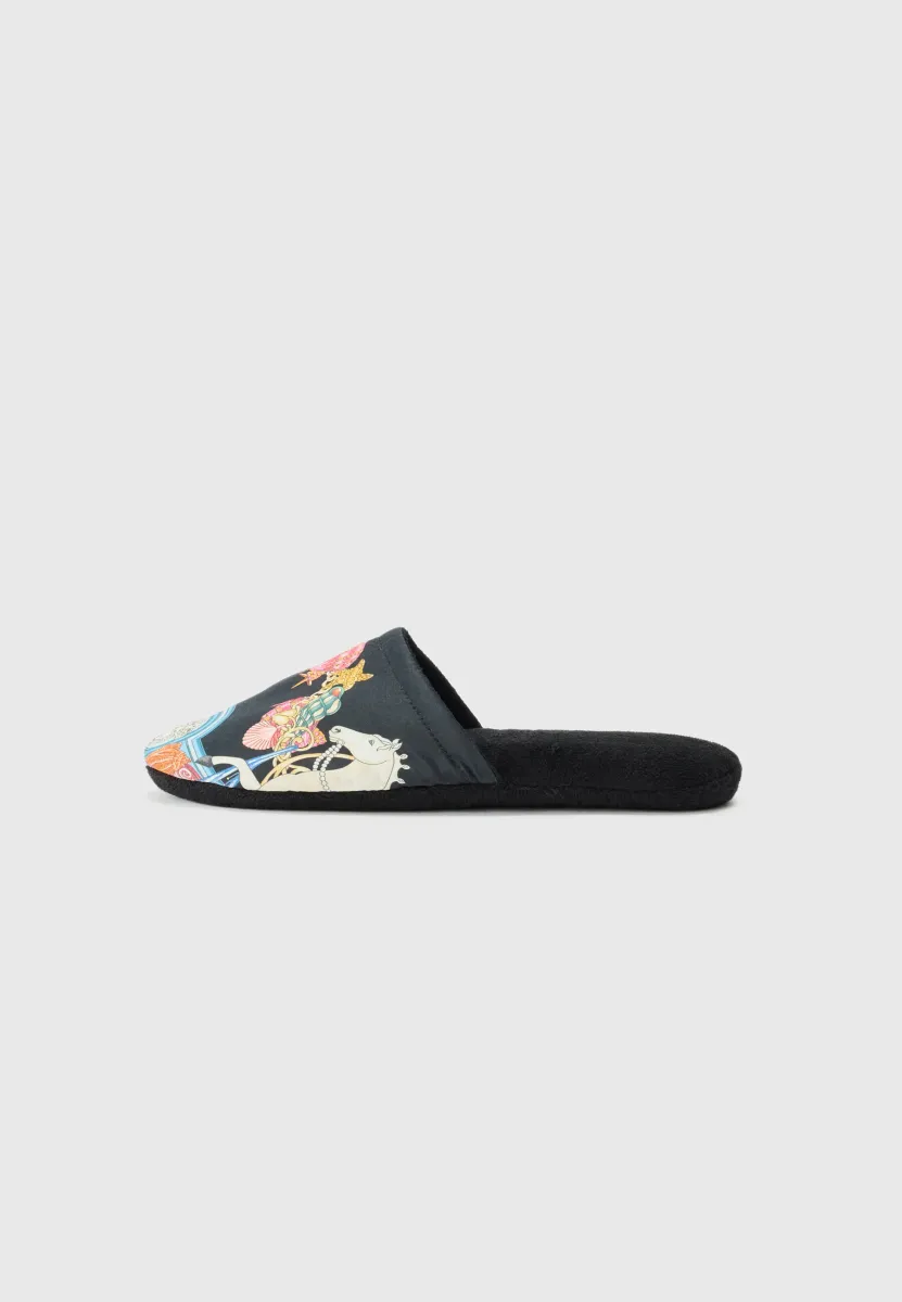 Hausschuh - black/multi-coloured