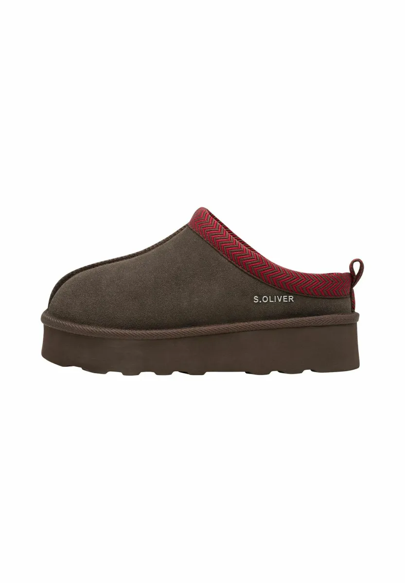 Hausschuh - dark brown