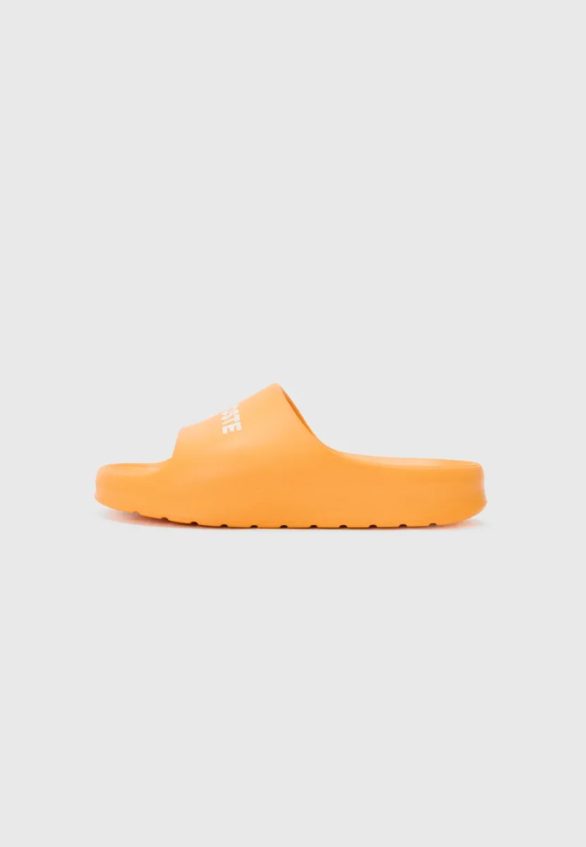 Hausschuh - orange/white