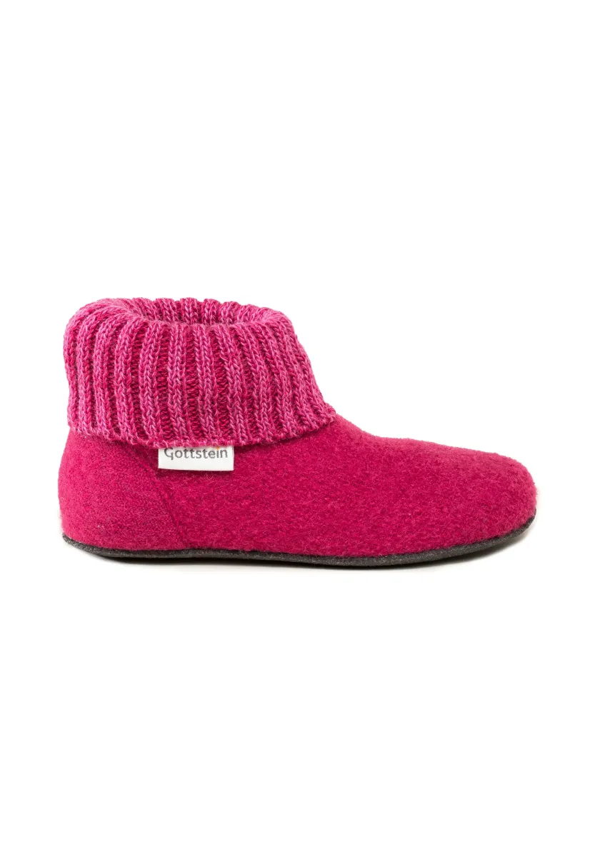 Hausschuh - raspberry