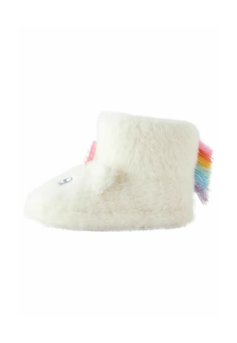 Hausschuh - white unicorn