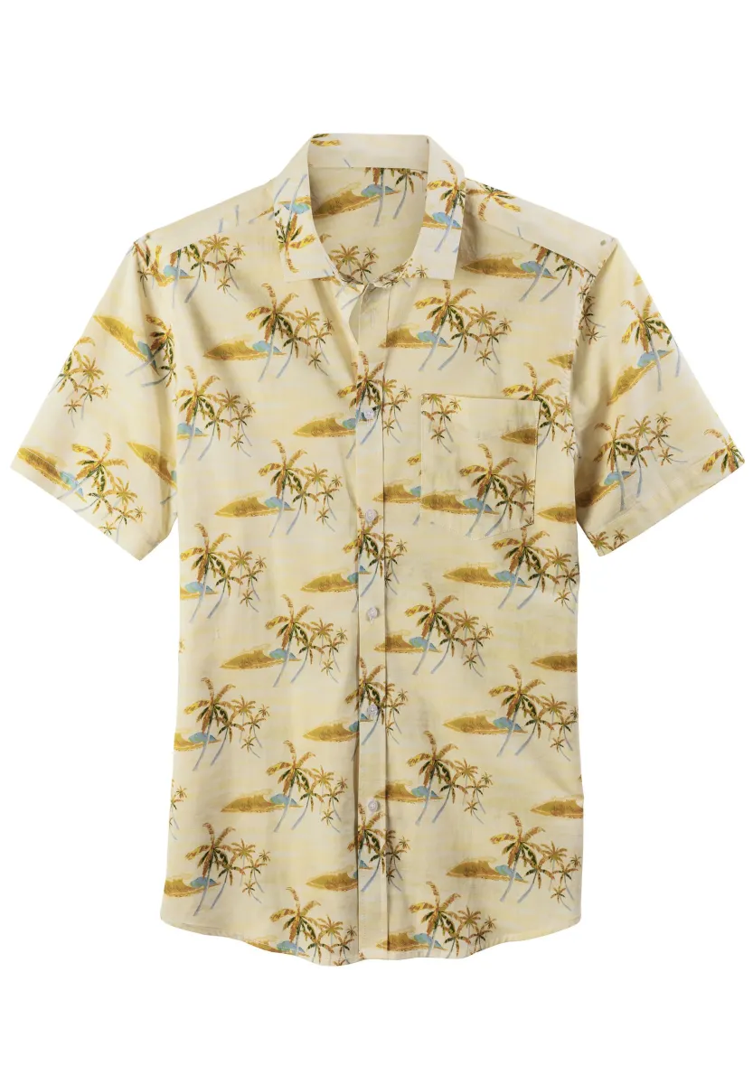 HAWAII - Hemd - gelb bedruckt