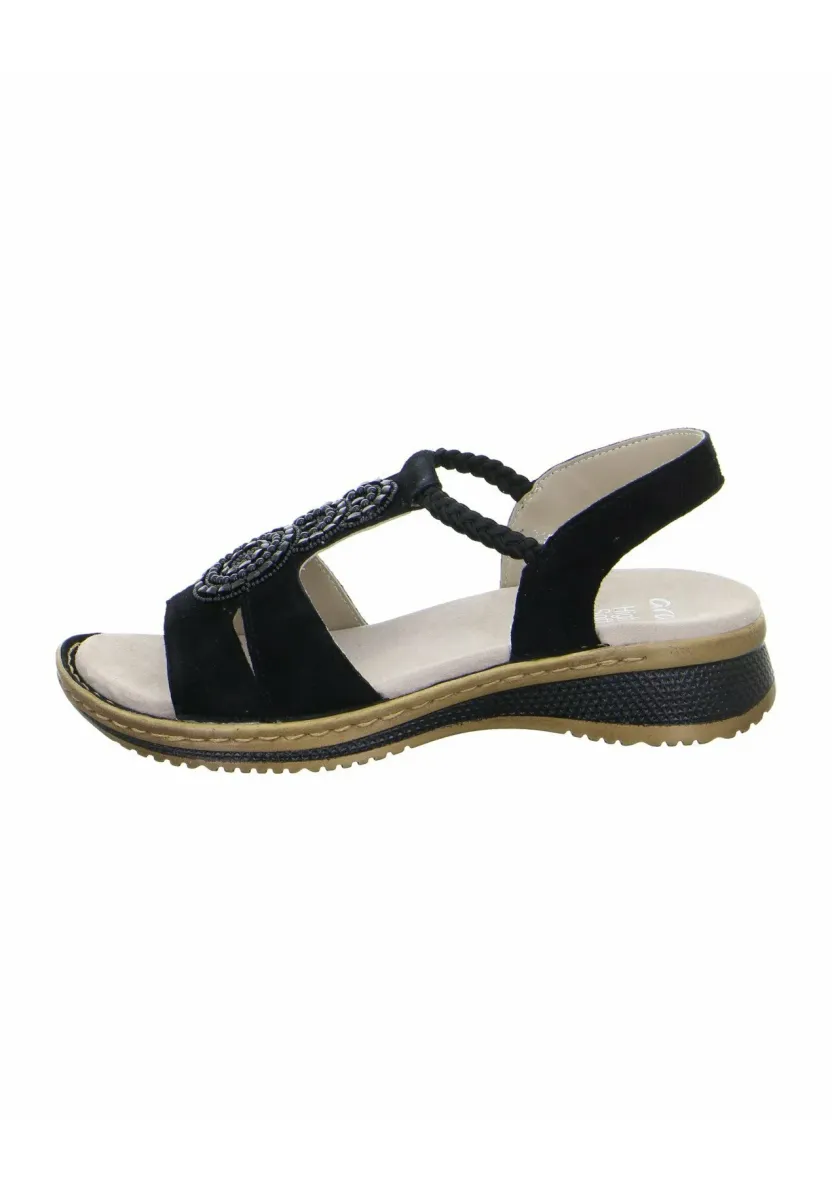 HAWAII - Riemensandalette - schwarz
