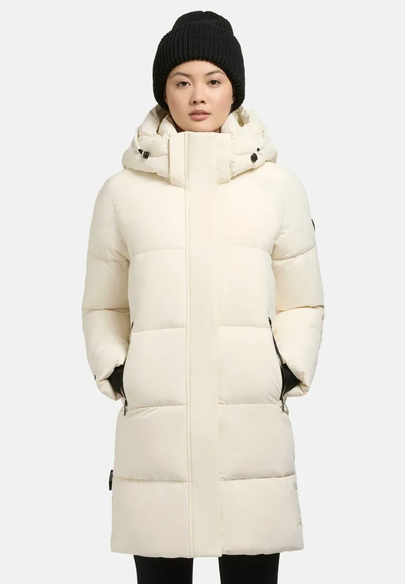 HAYA MATT-YM - Wintermantel - cotton white