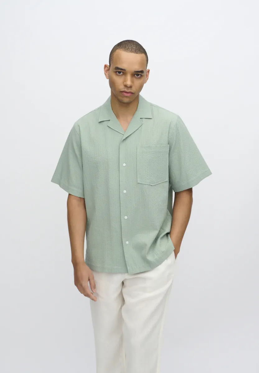 HAYDEN SS RLX - Hemd - iceberg green