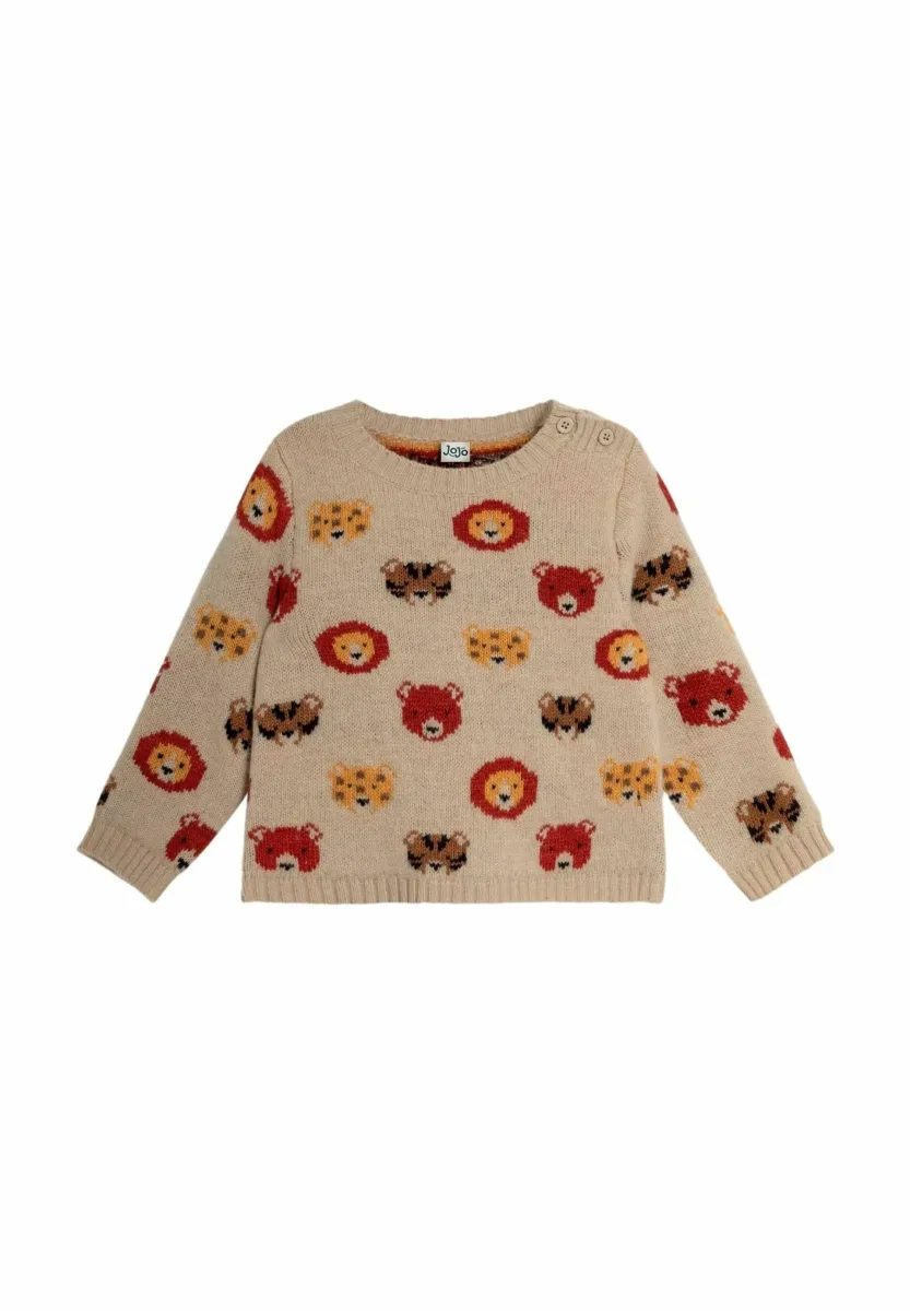 HEADS - REGULAR FIT - Strickpullover - natural safari
