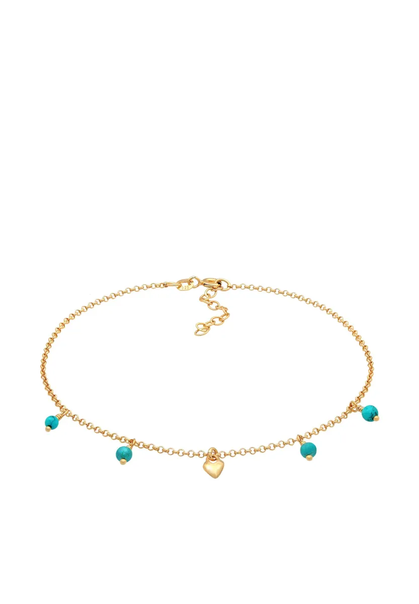 HEART BOHO LOOK - Fußkettchen - gold-coloured