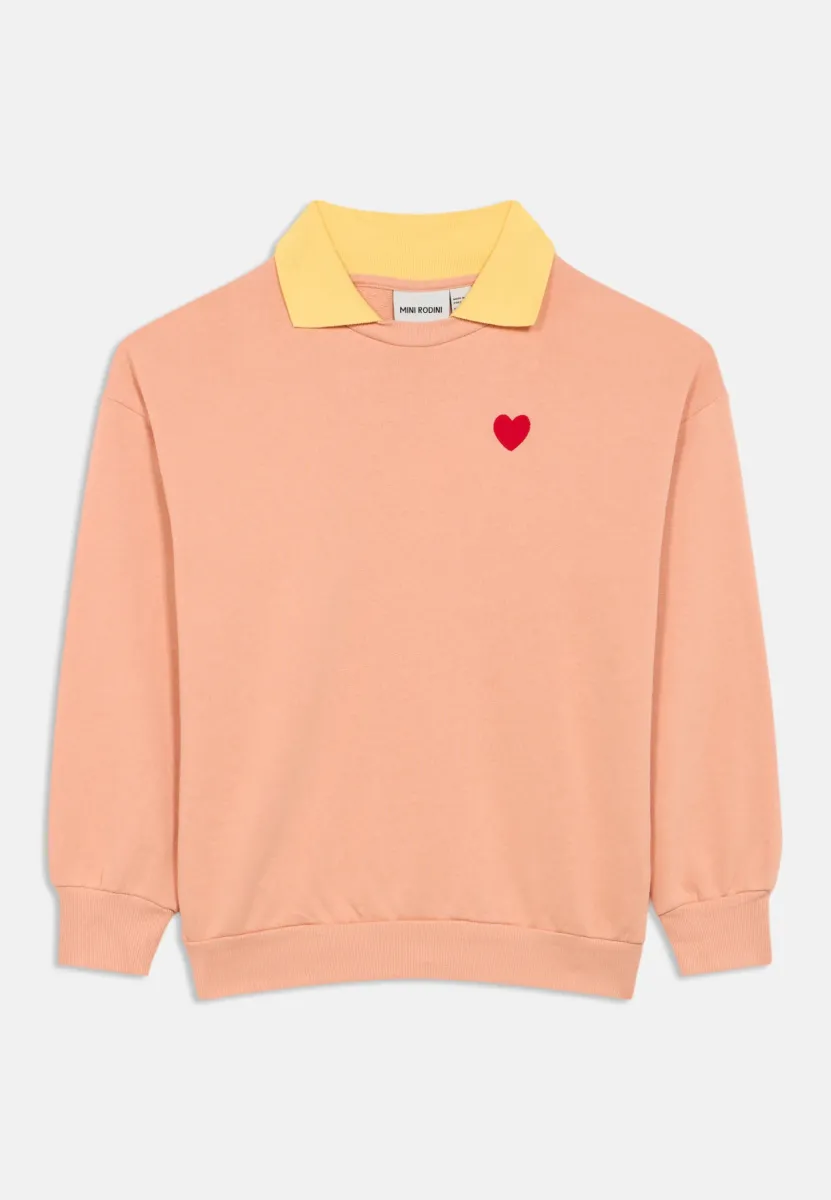 HEART COLLAR UNISEX - Sweatshirt - pink