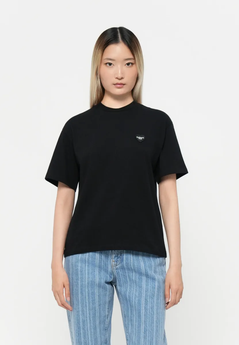 HEART PATCH - T-Shirt print - black