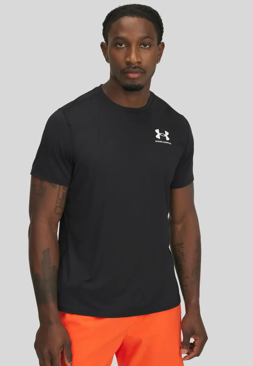 HeatGear Fitted - T-Shirt print - black