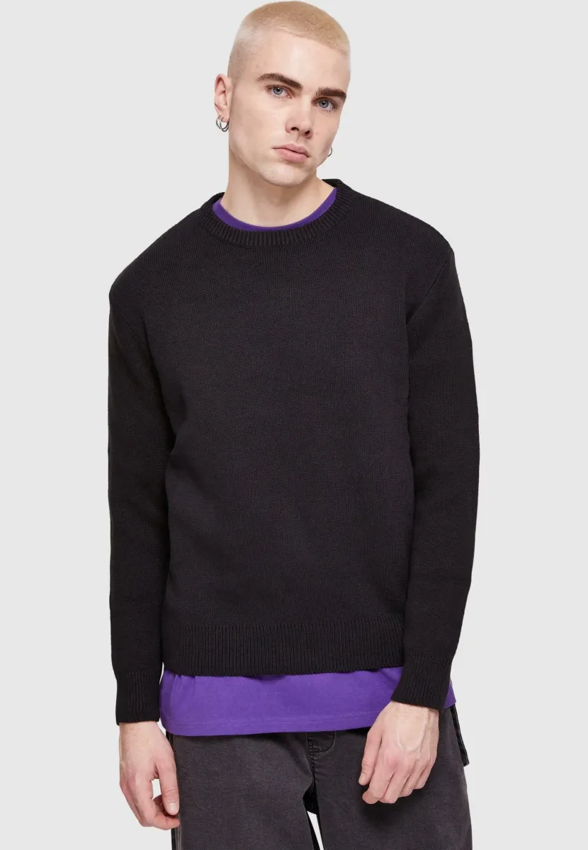 HEAVY  - Strickpullover - black