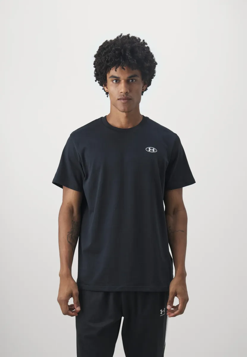 HEAVYWEIGHT LEFT CHEST PATCH - T-Shirt basic - black/white