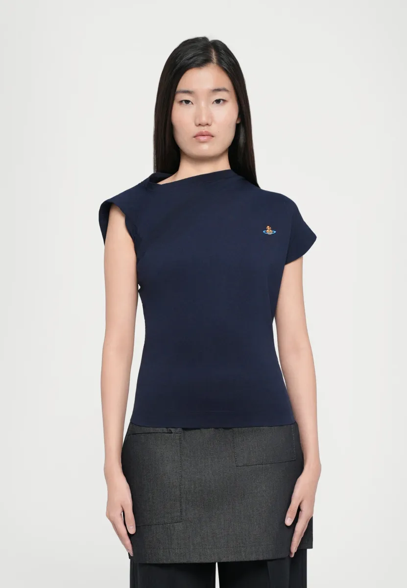 HEBO - T-Shirt basic - navy