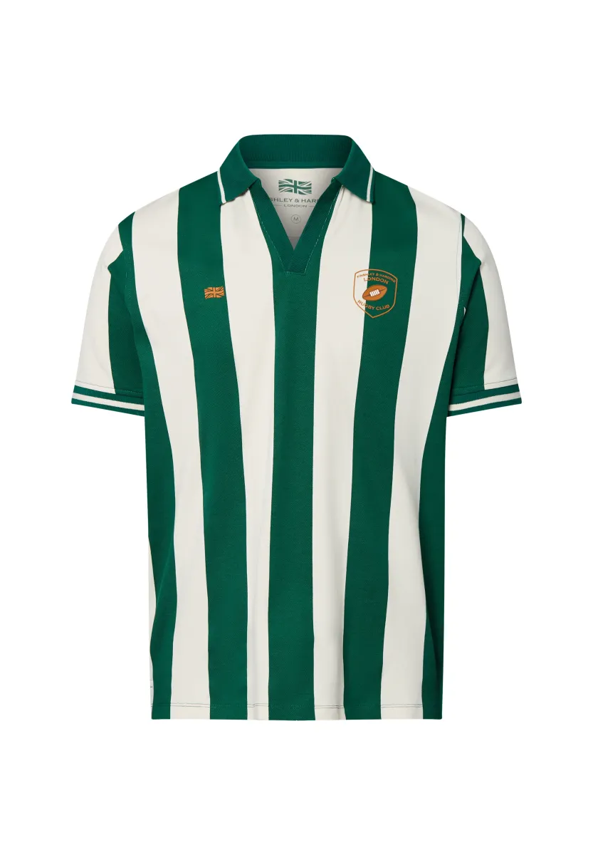 HECTOR - Poloshirt - tanne weiß