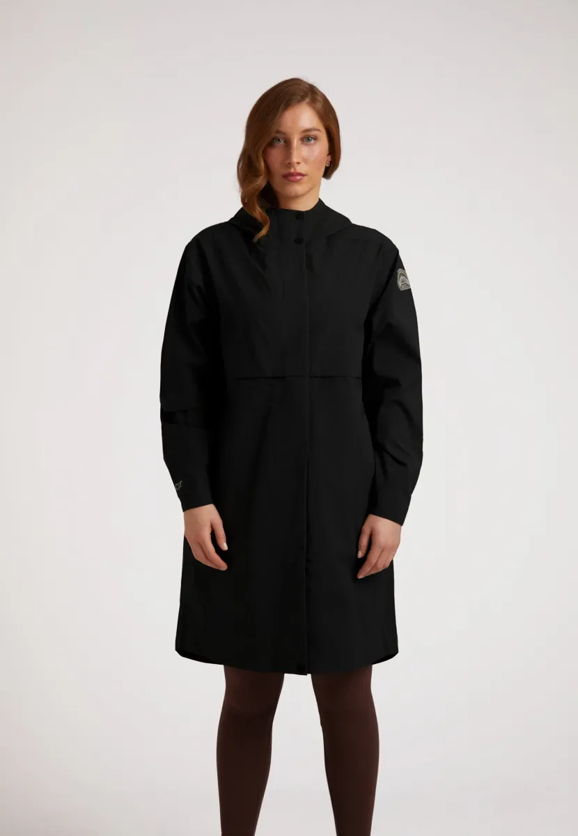 HELIO HOODED LIGHTWEIGHT  RAINCOAT - Parka - BLACK