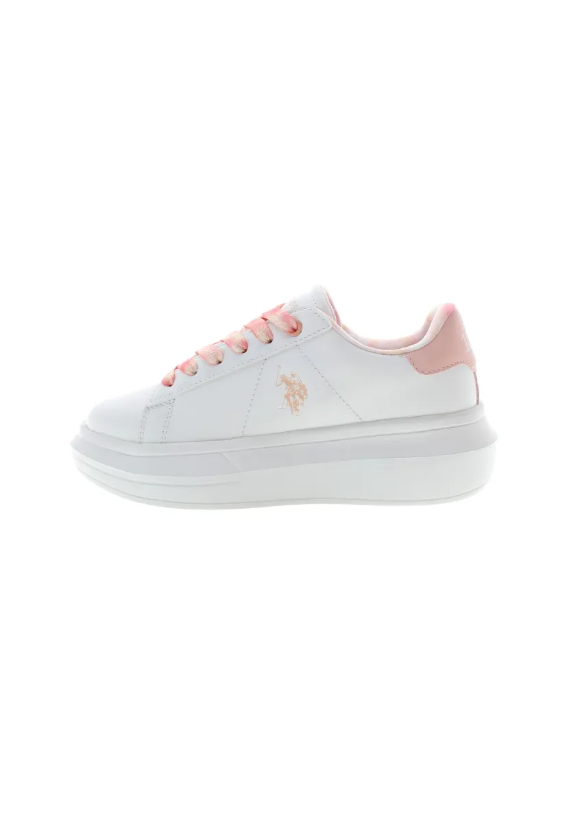 HELIS - Sneaker low - white pink peach light
