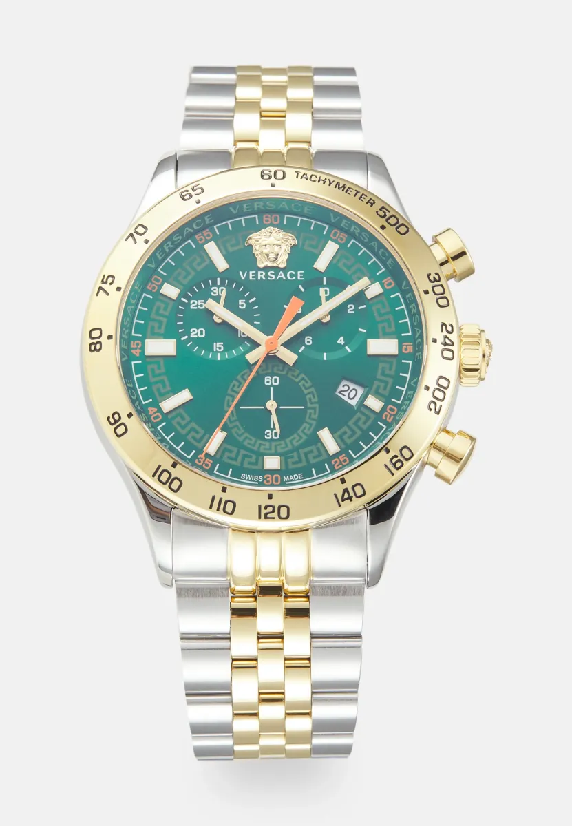 Hellenyium Chr.(WC-2U) - Chronograph - two-tone/green