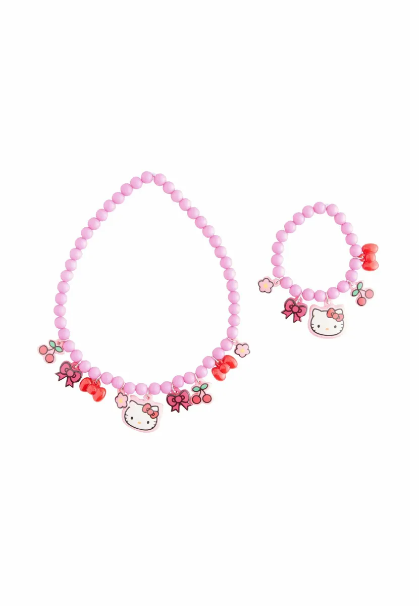HELLO KITTY SET - Halskette - pink