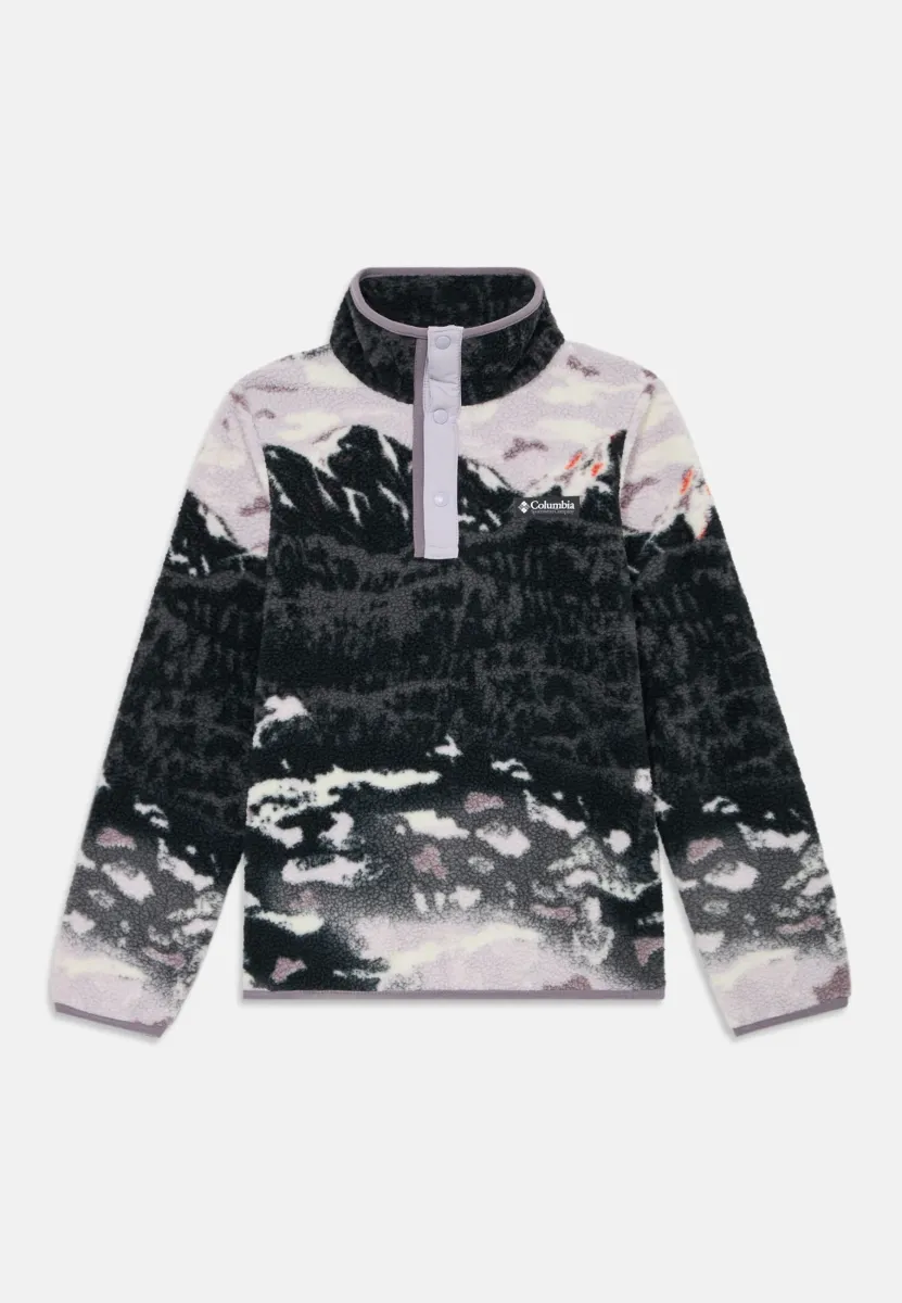 HELVETIA PRINTED HALF SNAP - Fleecepullover - shale purple sisters/lavender pearl