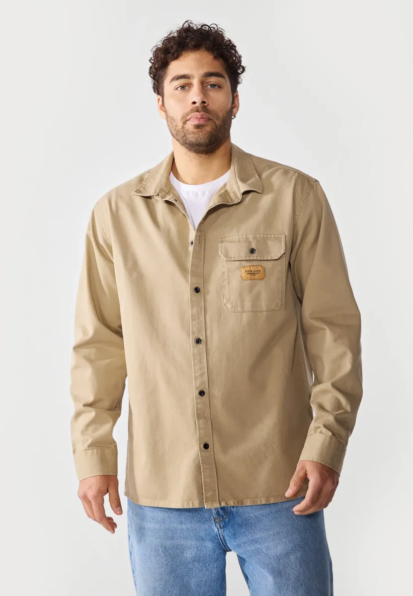 Hemd - beige