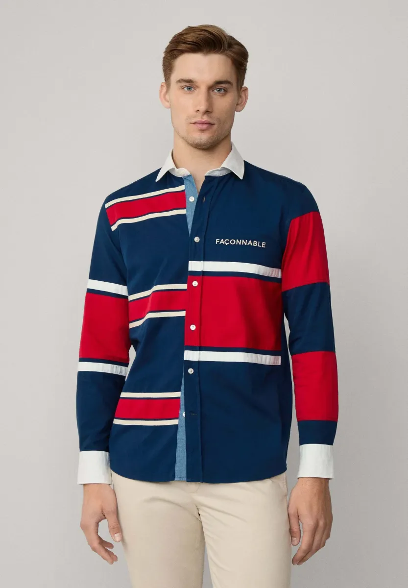 Hemd - berry red