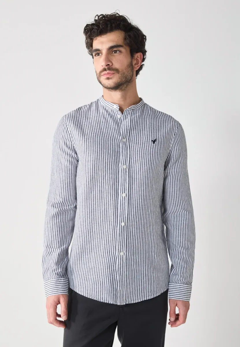 Hemd - black/white