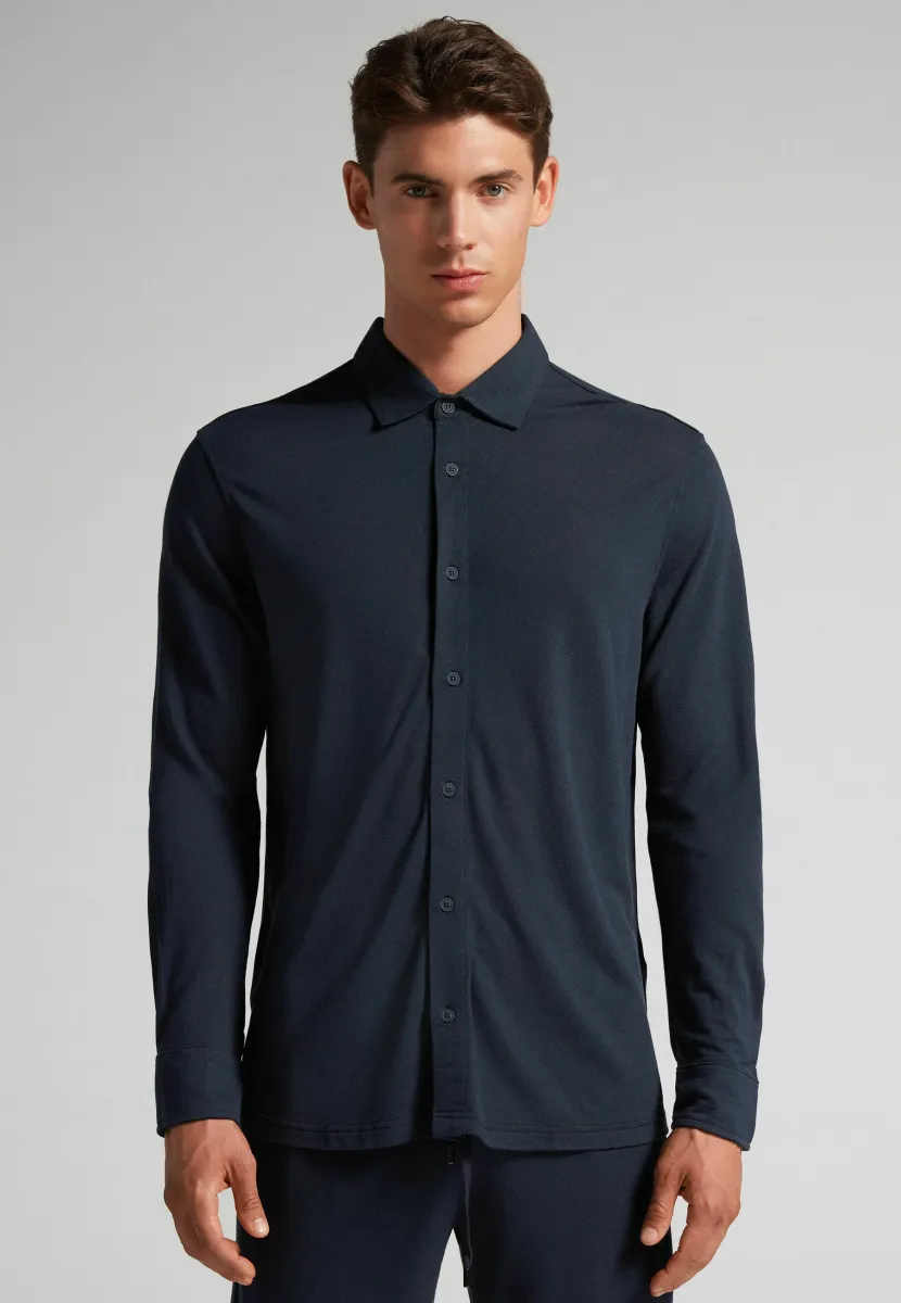 Hemd - blau midnight blue