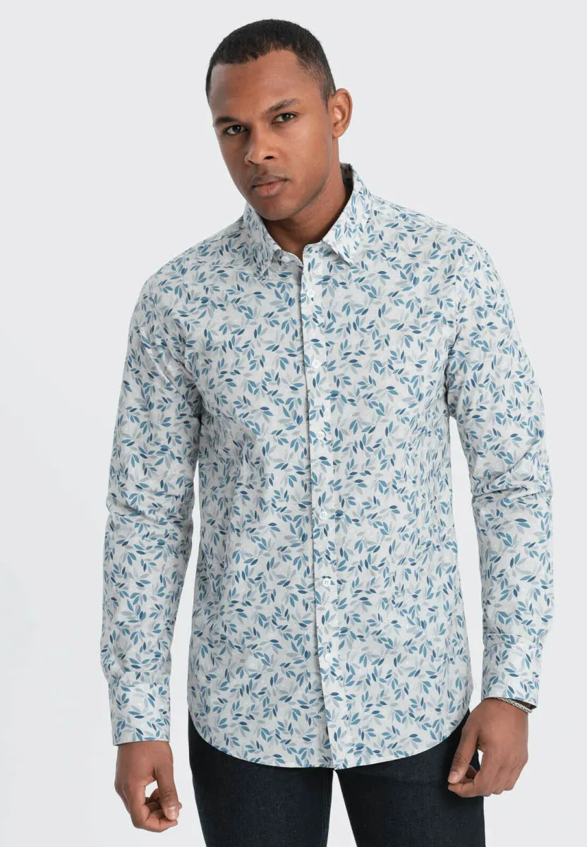 Hemd - blue and grey