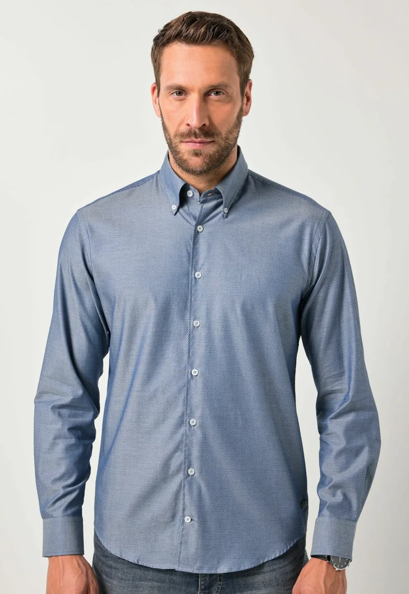 Hemd - blue denim