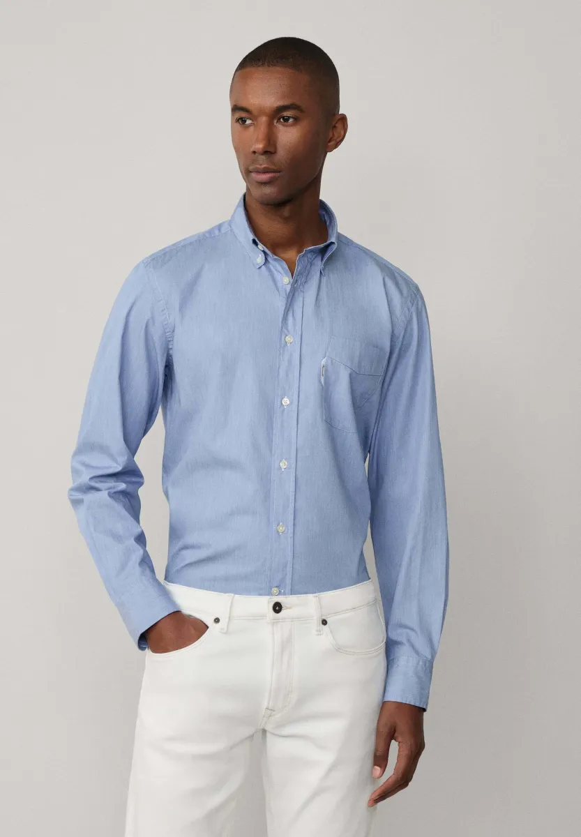 Hemd - blue marl
