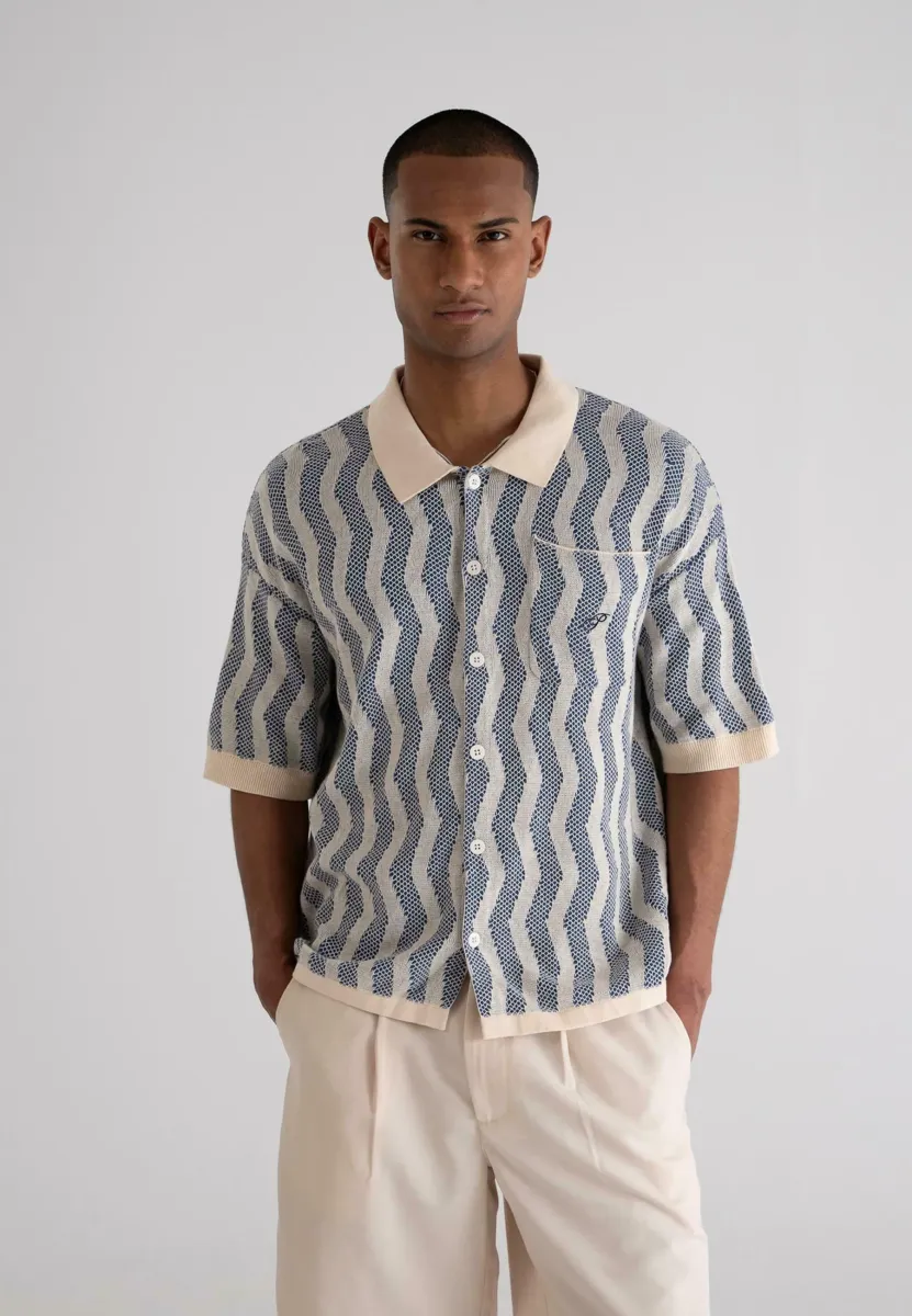 Hemd - blue white