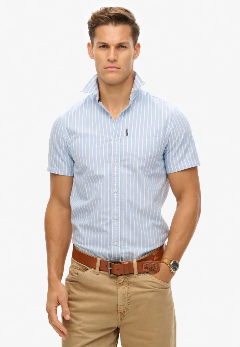 Hemd - broker blue stripe