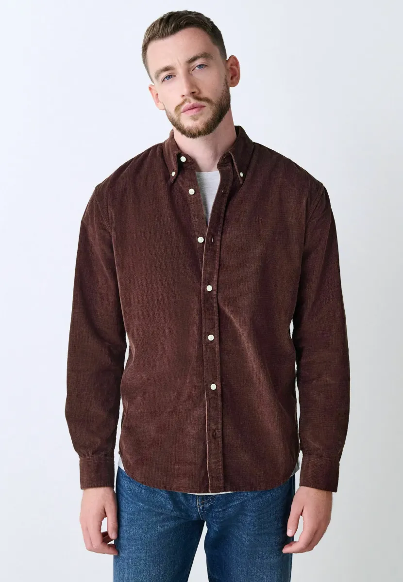 Hemd - burgundy red