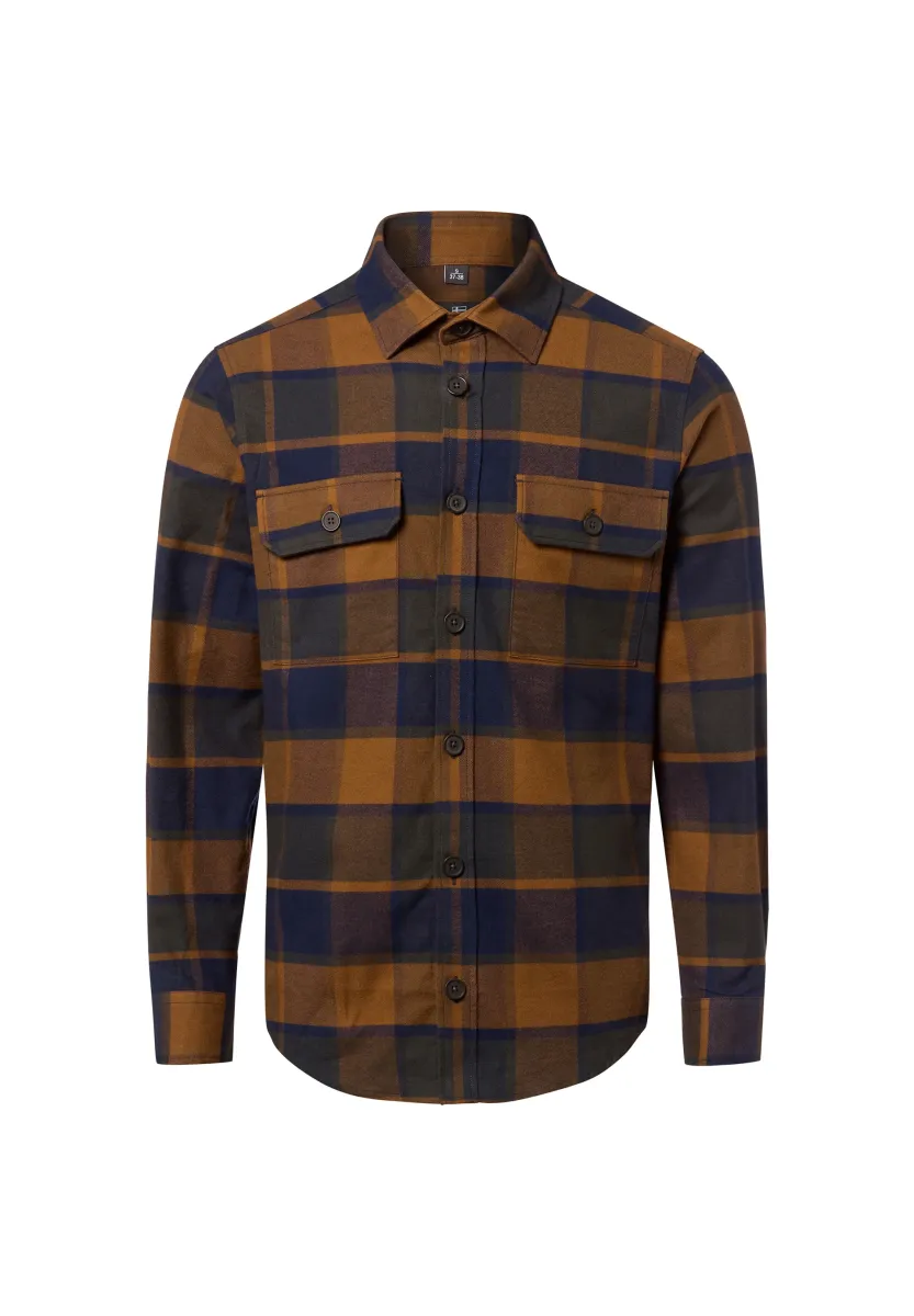 Hemd - camel indigo
