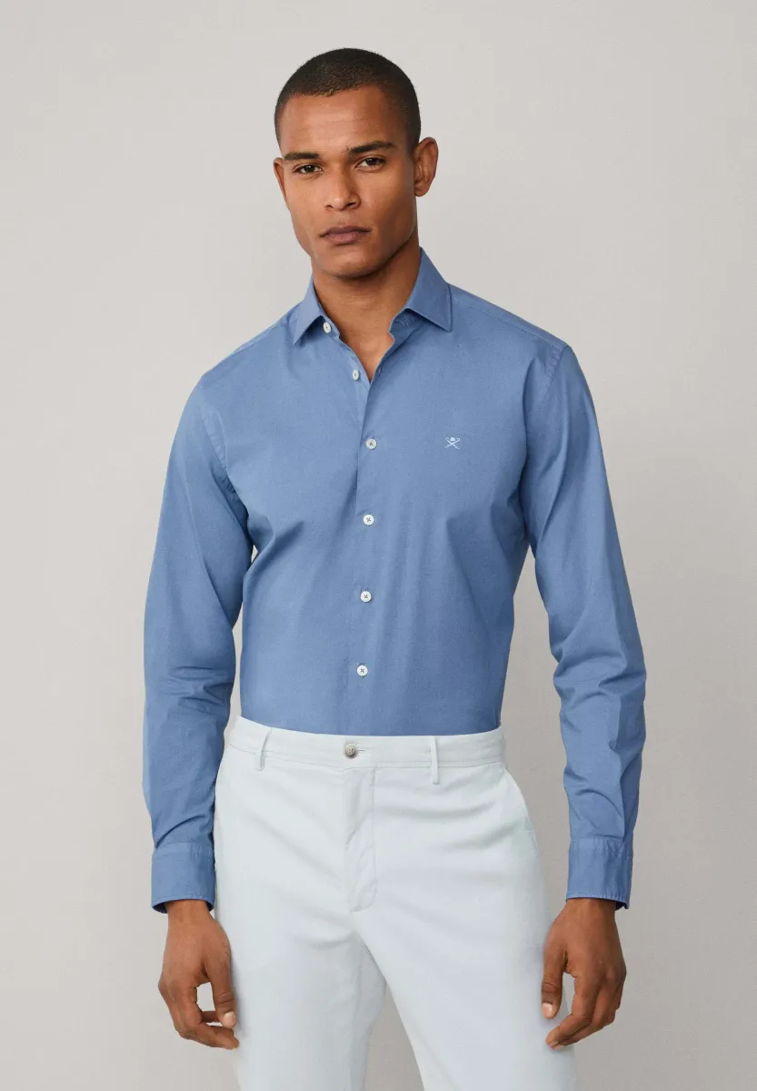 Hemd - chambray blue
